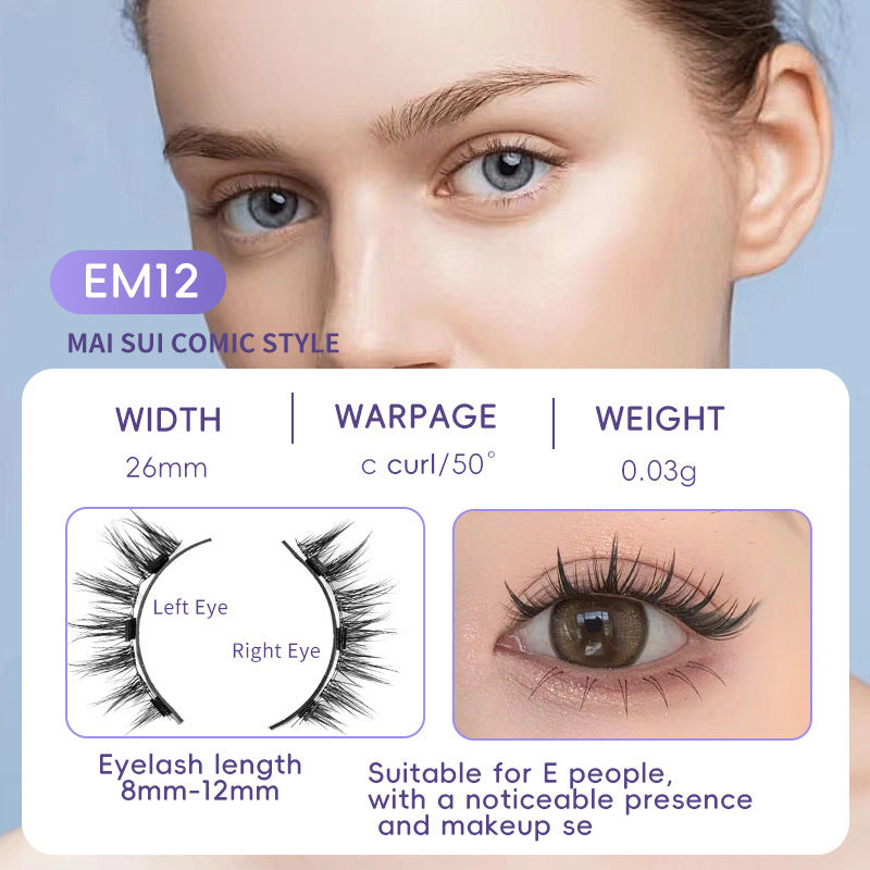 Natural Magnetic False Eyelashes