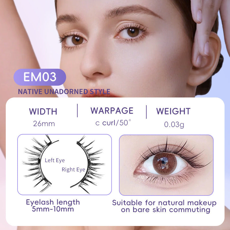 Natural Magnetic False Eyelashes