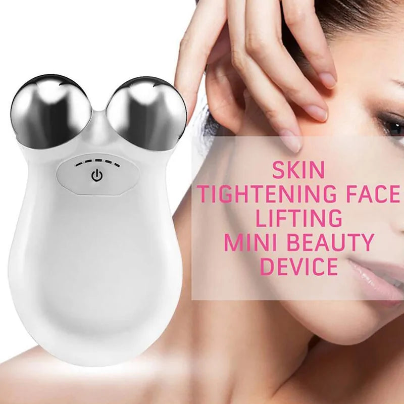 Facial Microcurrent Roller Massager: Face Lifting Device