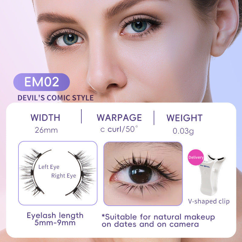 Natural Magnetic False Eyelashes