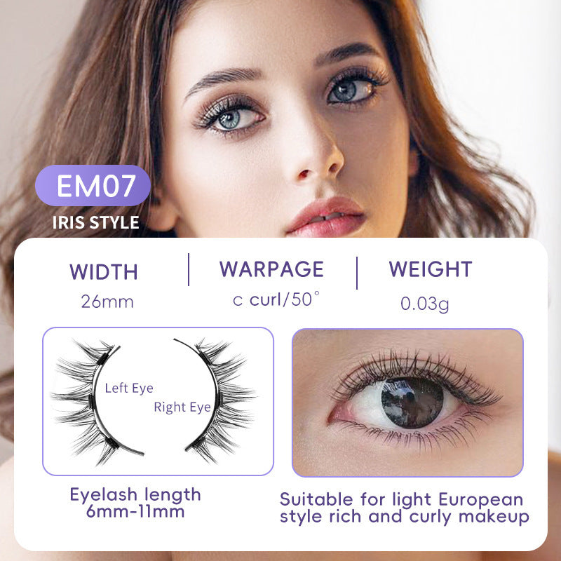 Natural Magnetic False Eyelashes